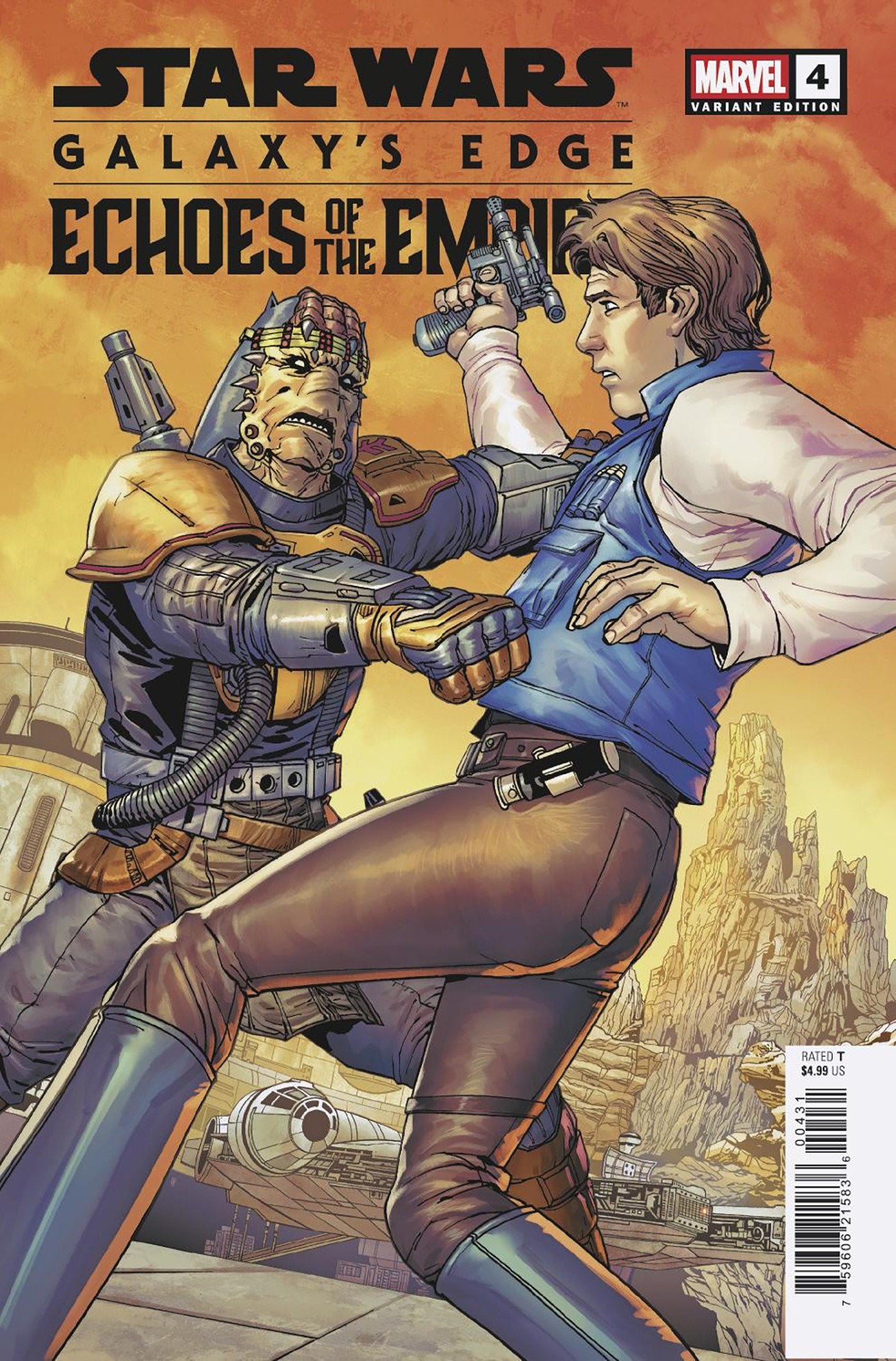 STAR WARS GALAXYS EDGE - ECHOES OF THE EMPIRE #4 GIUSEPPE CAMUNCOLI VAR CVR C