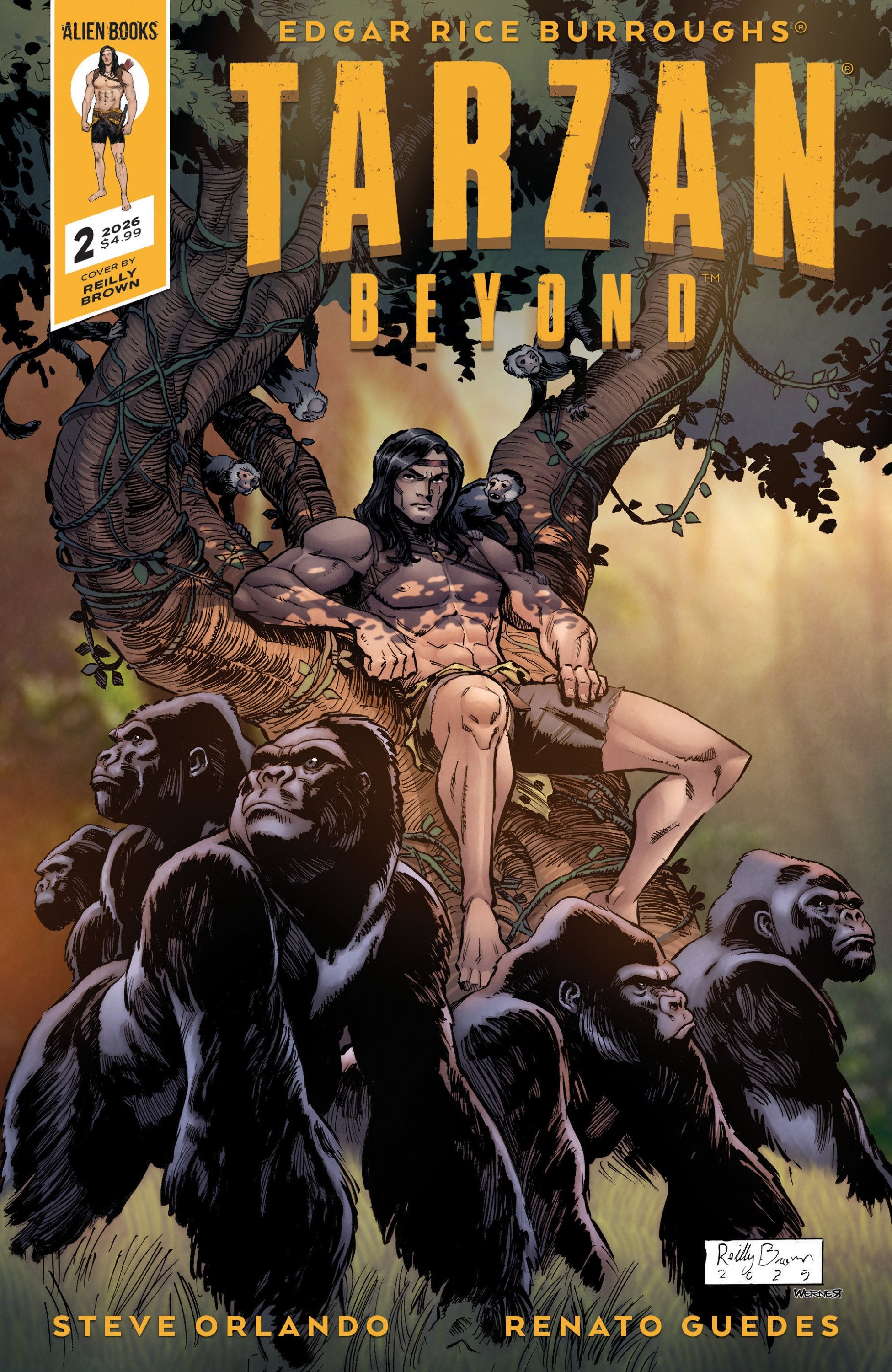TARZAN BEYOND #2 VAR C BROWN CVR C