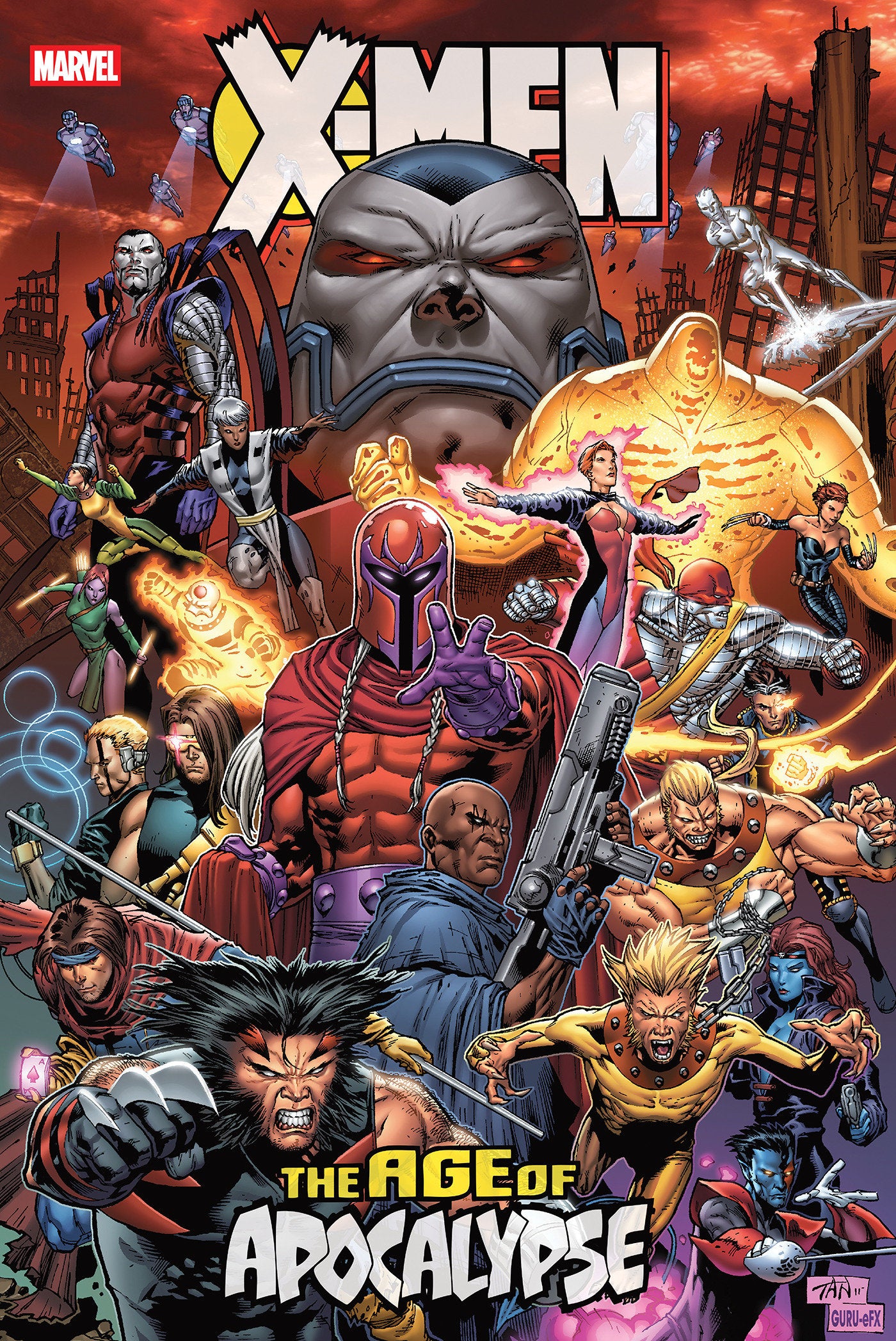 X-MEN AGE OF APOCALYPSE OMNIBUS BILLY TAN COVER NEW PRINTING 3 HC