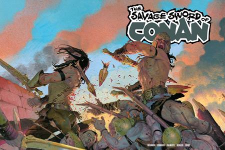 SAVAGE SWORD OF CONAN #15 CVR D ESAD RIBIC WRAPAROUND CARDSTOCK VAR