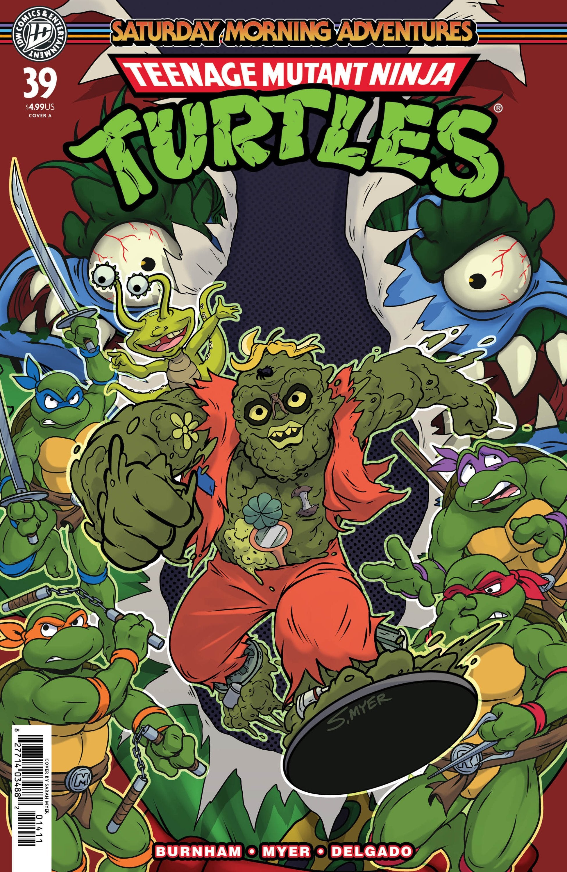 TEENAGE MUTANT NINJA TURTLES SATURDAY MORNING ADVENTURES #39 COVER A MYER CVR A