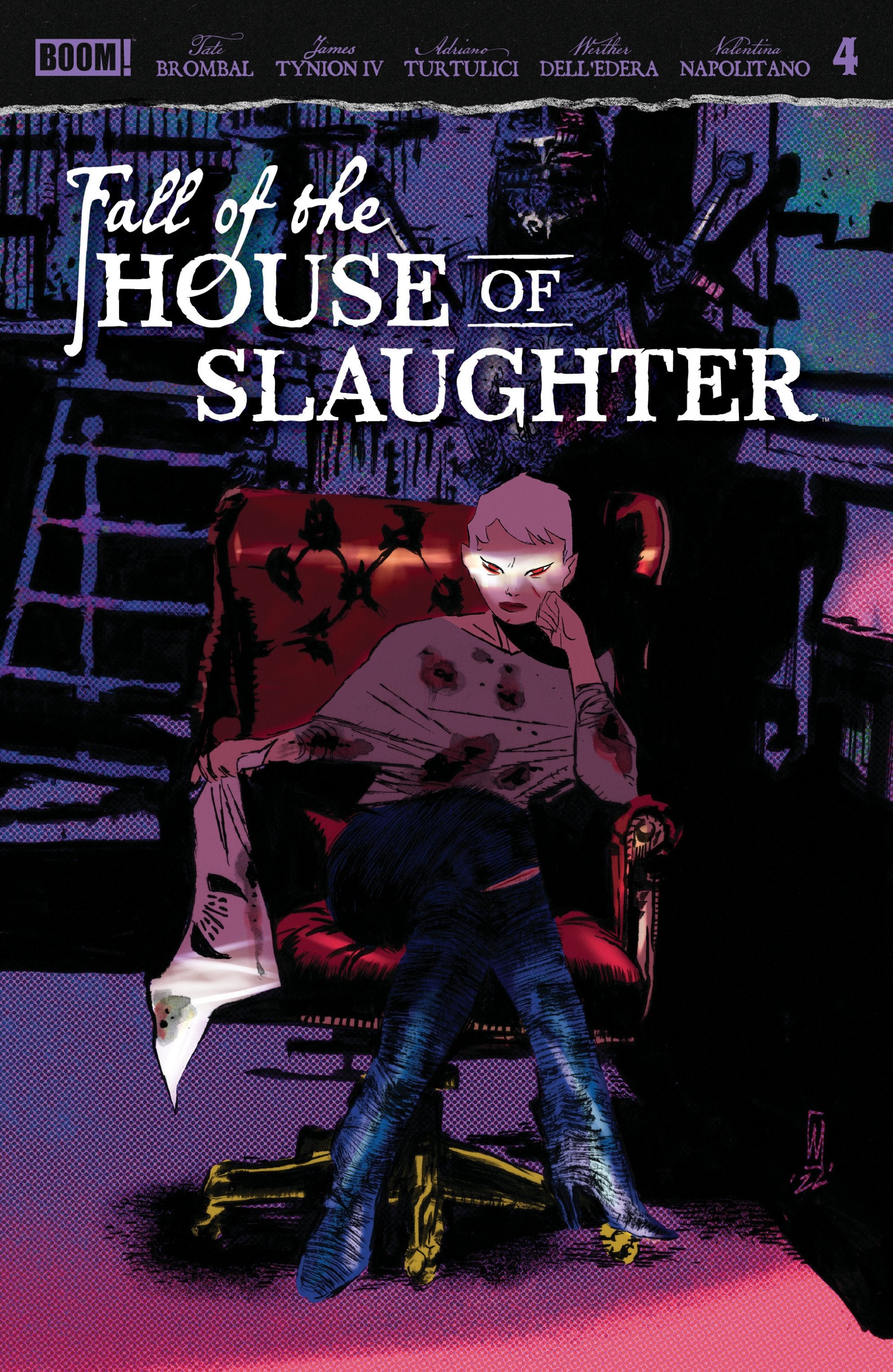 FALL OF THE HOUSE OF SLAUGHTER #4 B MAIN FULL ART DELLEDERA CVR B