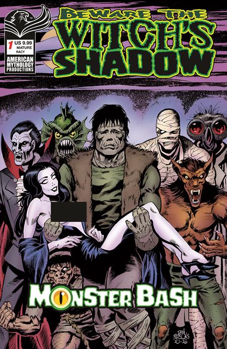BEWARE THE WITCHS SHADOW MONSTER BASH #1 CVR D DAN PARSONS RISQUE VAR