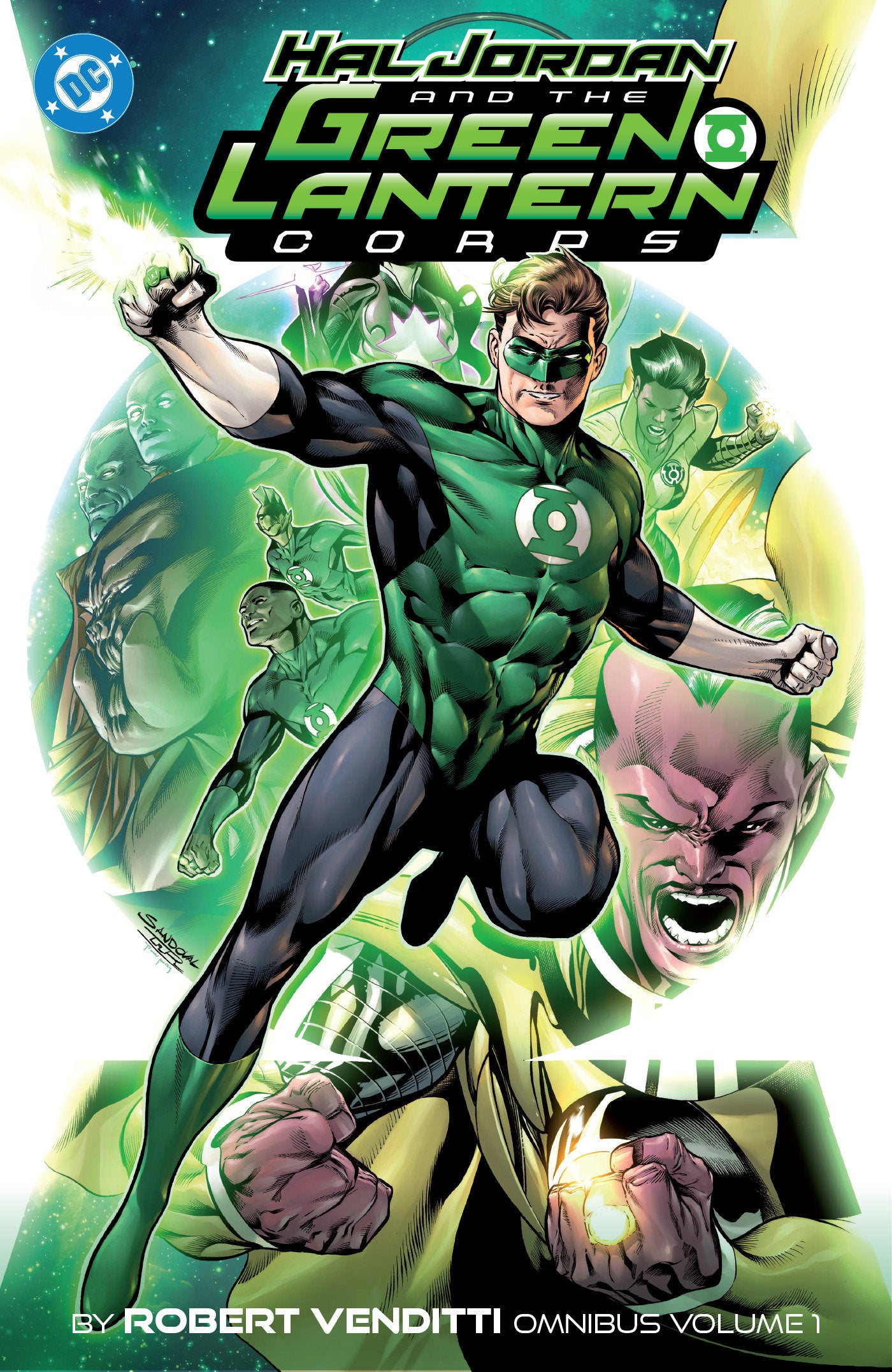 HAL JORDAN AND THE GREEN LANTERN CORPS BY ROBERT VENDITTI OMNIBUS VOL 1 HC