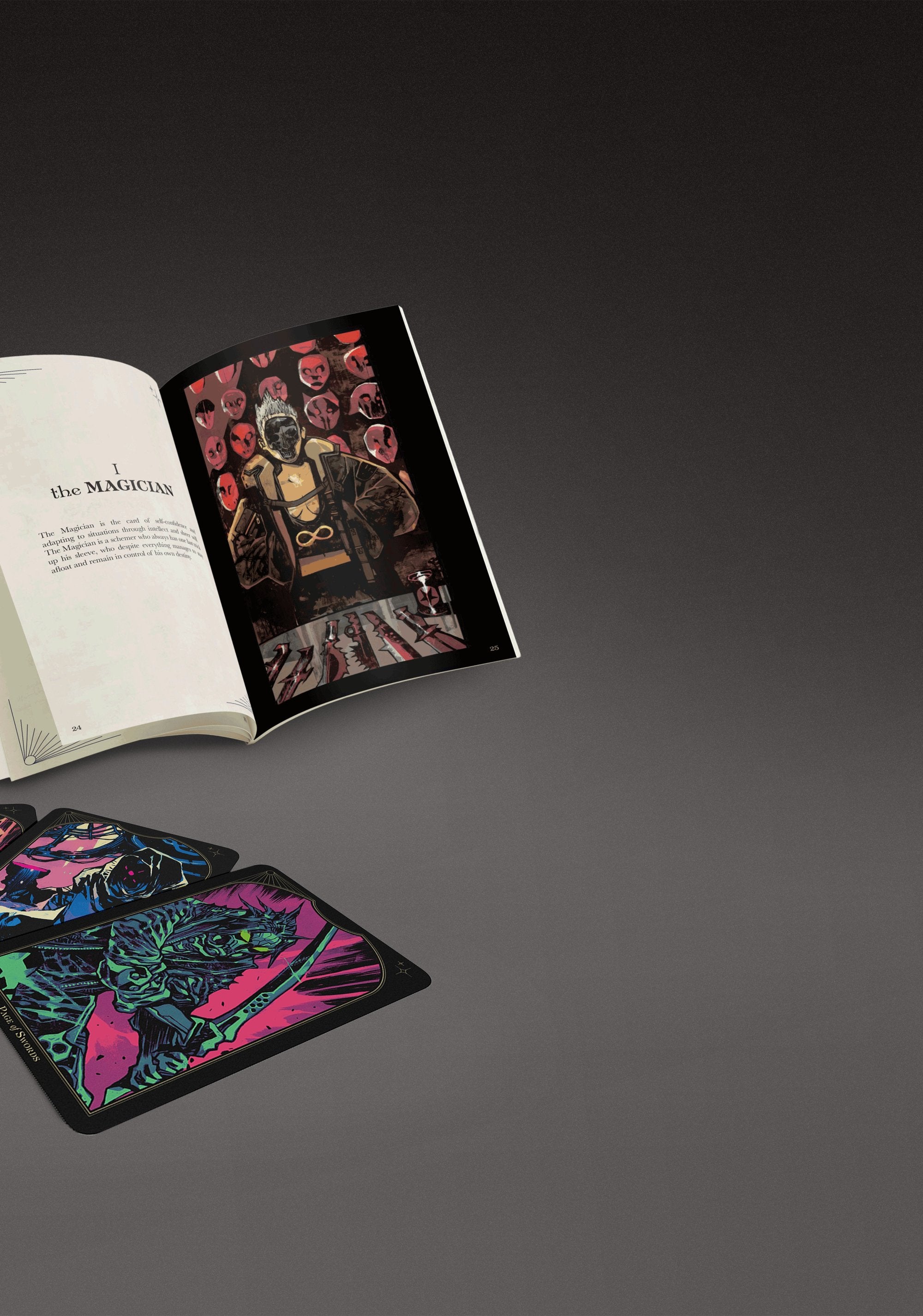 CYBERPUNK 2077 TAROT DECK AND GUIDEBOOK
