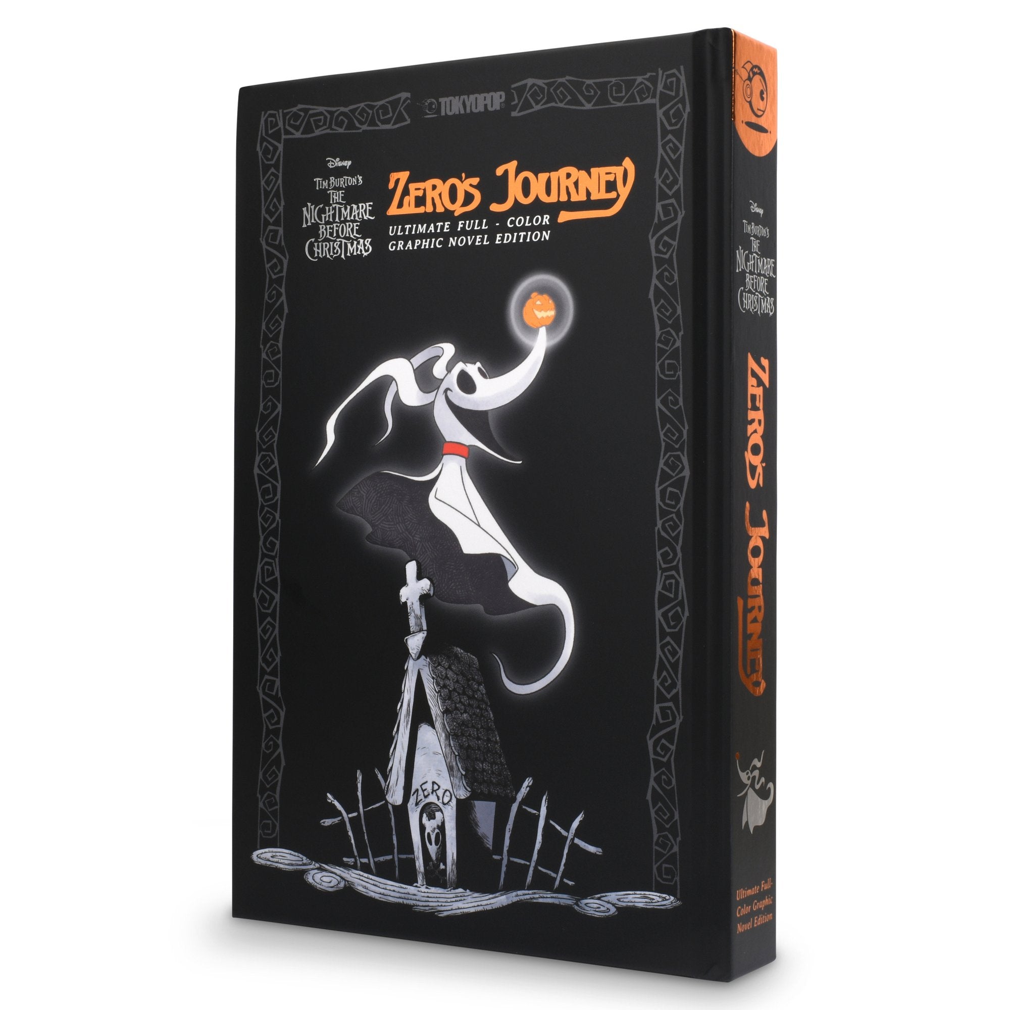DISNEY MANGA TIM BURTONS THE NIGHTMARE BEFORE CHRISTMAS - ZEROS JOURNEY ULTIMATE FULL-COLOR GRAPHIC NOVEL EDITION WITH SPRAYED EDGES HC