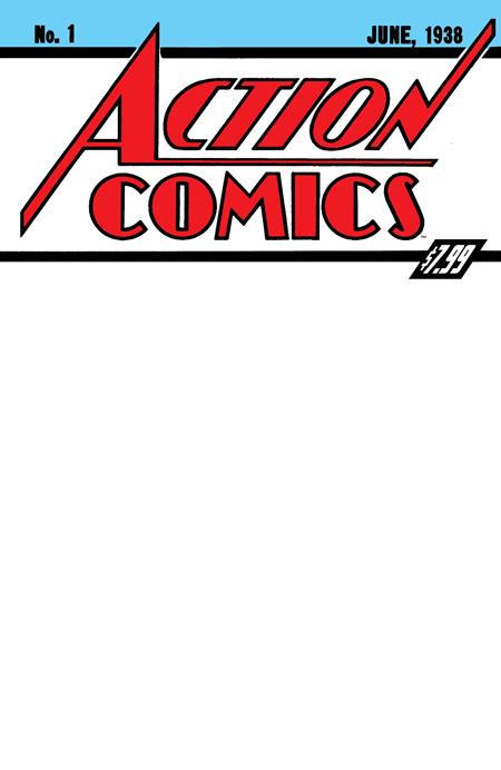 ACTION COMICS #1 FACSIMILE EDITION CVR B BLANK CARD STOCK VAR 2026