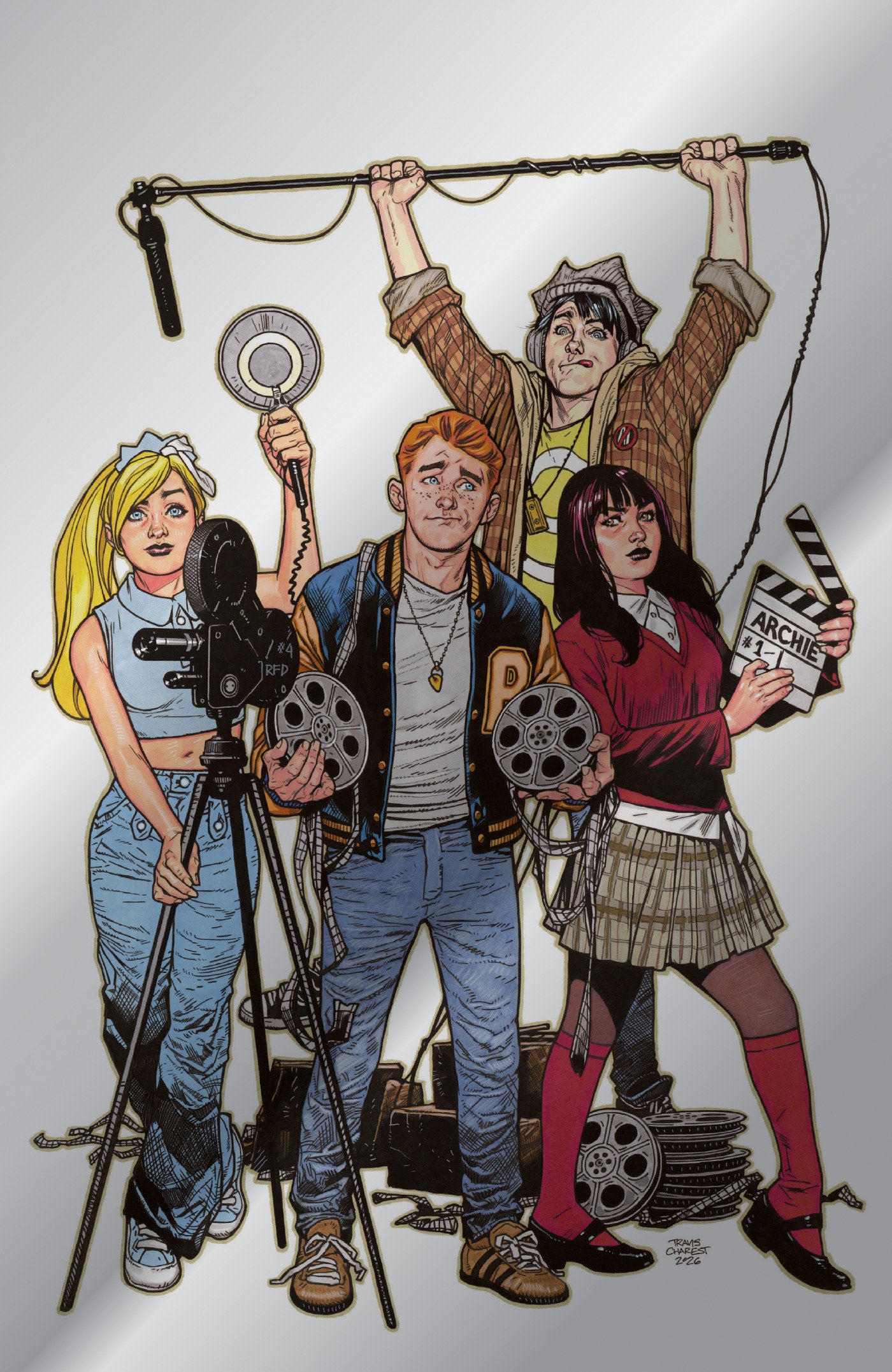ARCHIE #1 COVER W TRAVIS CHAREST LOCAL COMIC SHOP DAY FOIL FULL ART VAR CVR C
