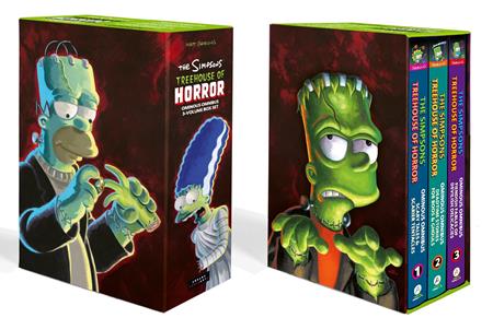 SIMPSONS TREEHOUSE OF HORROR OMINOUS OMNIBUS HC 3 VOLUME BOX SET