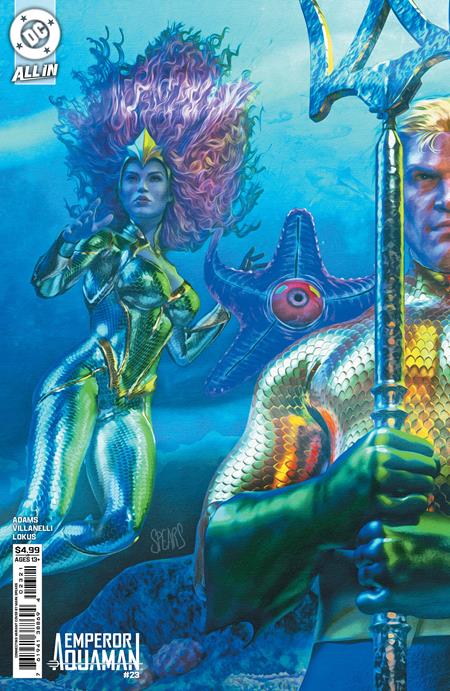 EMPEROR AQUAMAN #23 CVR B MARK SPEARS LEFT CONNECTING CARD STOCK VAR