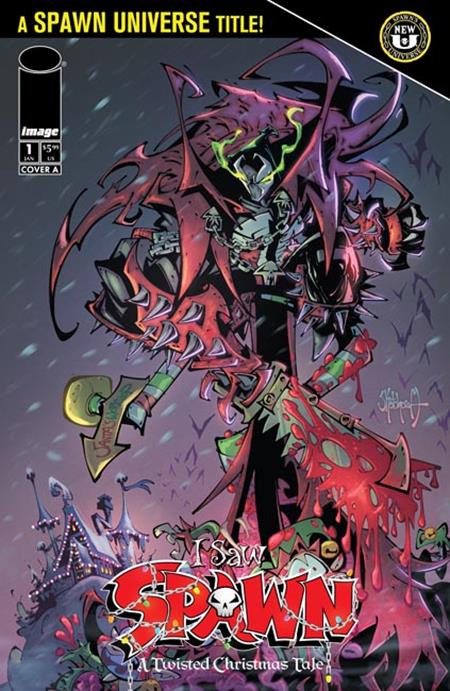 I SAW SPAWN A TWISTED CHRISTMAS TALE #1 CVR A ROB SKETCHCRAFT DUENAS (OF 2)
