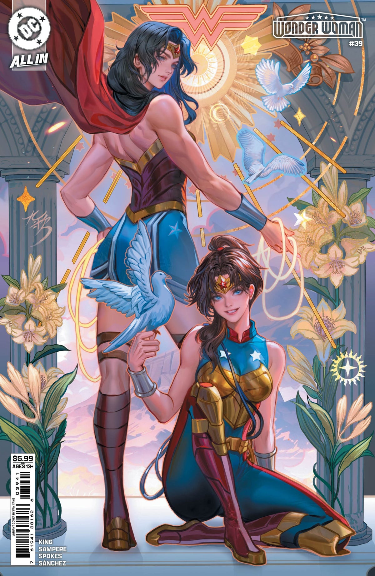 WONDER WOMAN #39 CVR D FAN YANG CARD STOCK VAR
