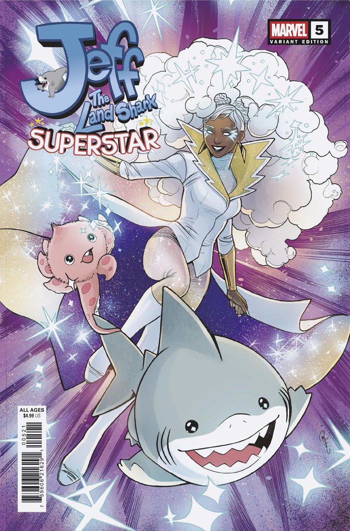 JEFF THE LAND SHARK SUPERSTAR #5 DANICA BRINE VAR CVR B