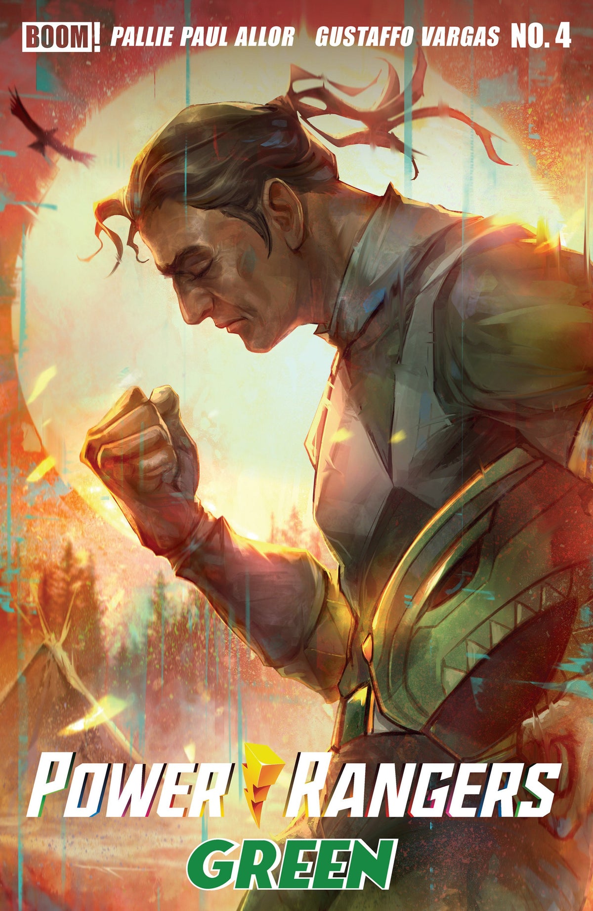 POWER RANGERS GREEN #4 I FOC REVEAL VAR DRESSED TAO CVR I
