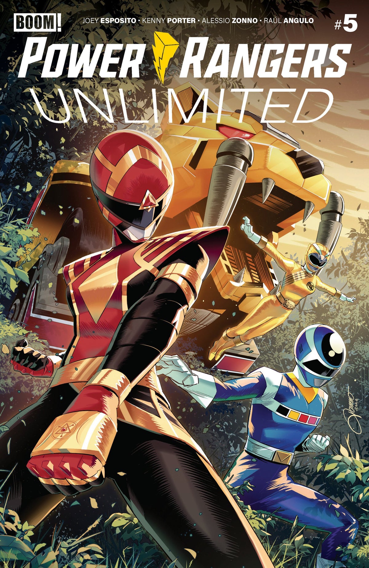 POWER RANGERS UNLIMITED #5 A MAIN DRESSED ZONNO CVR A
