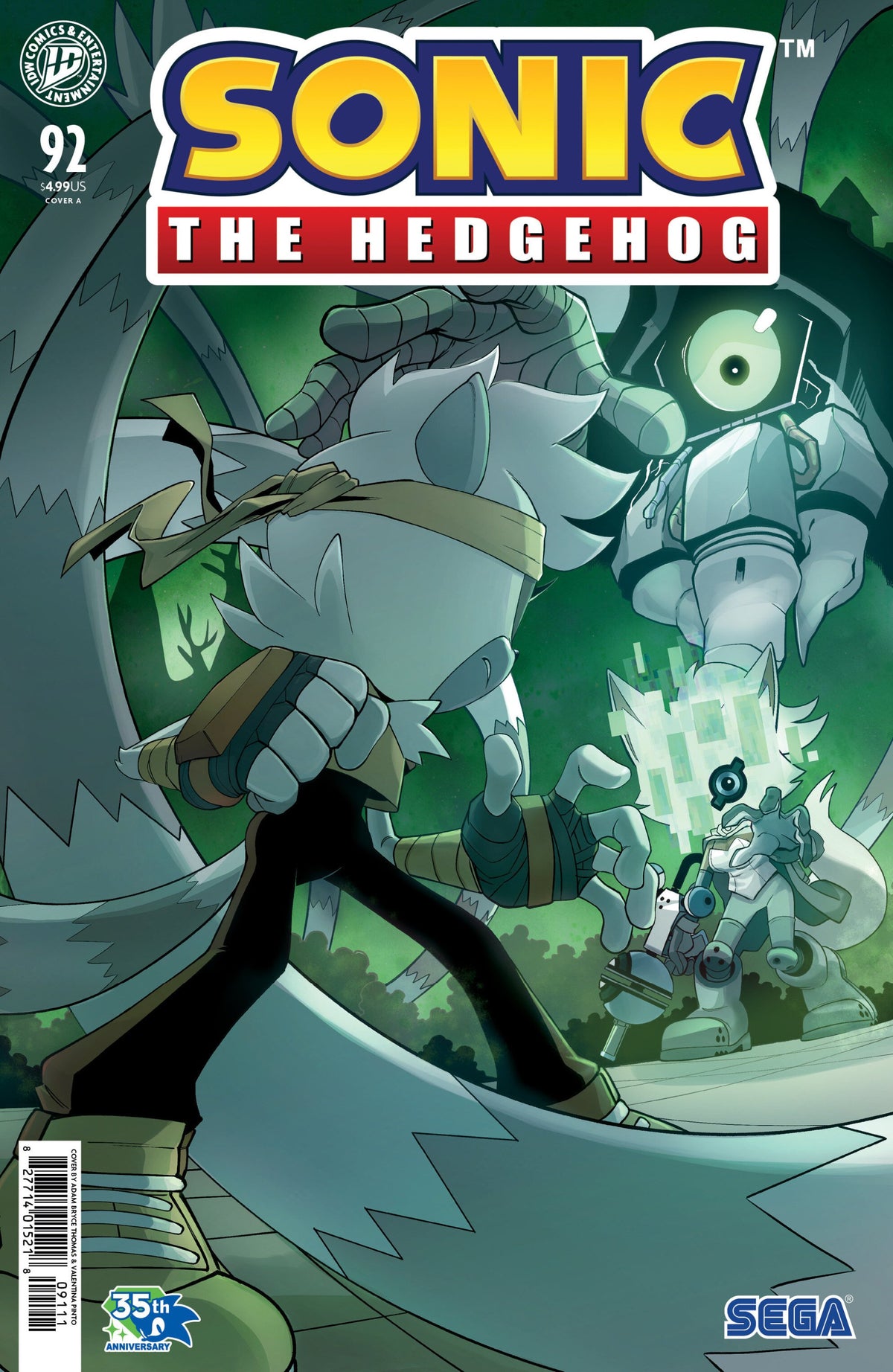 SONIC THE HEDGEHOG #92 COVER A THOMAS CVR A