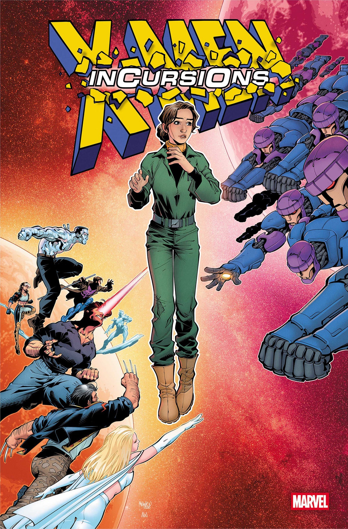 X-MEN INCURSIONS #1 COVER A BY GLEB MELNIKOV CVR A