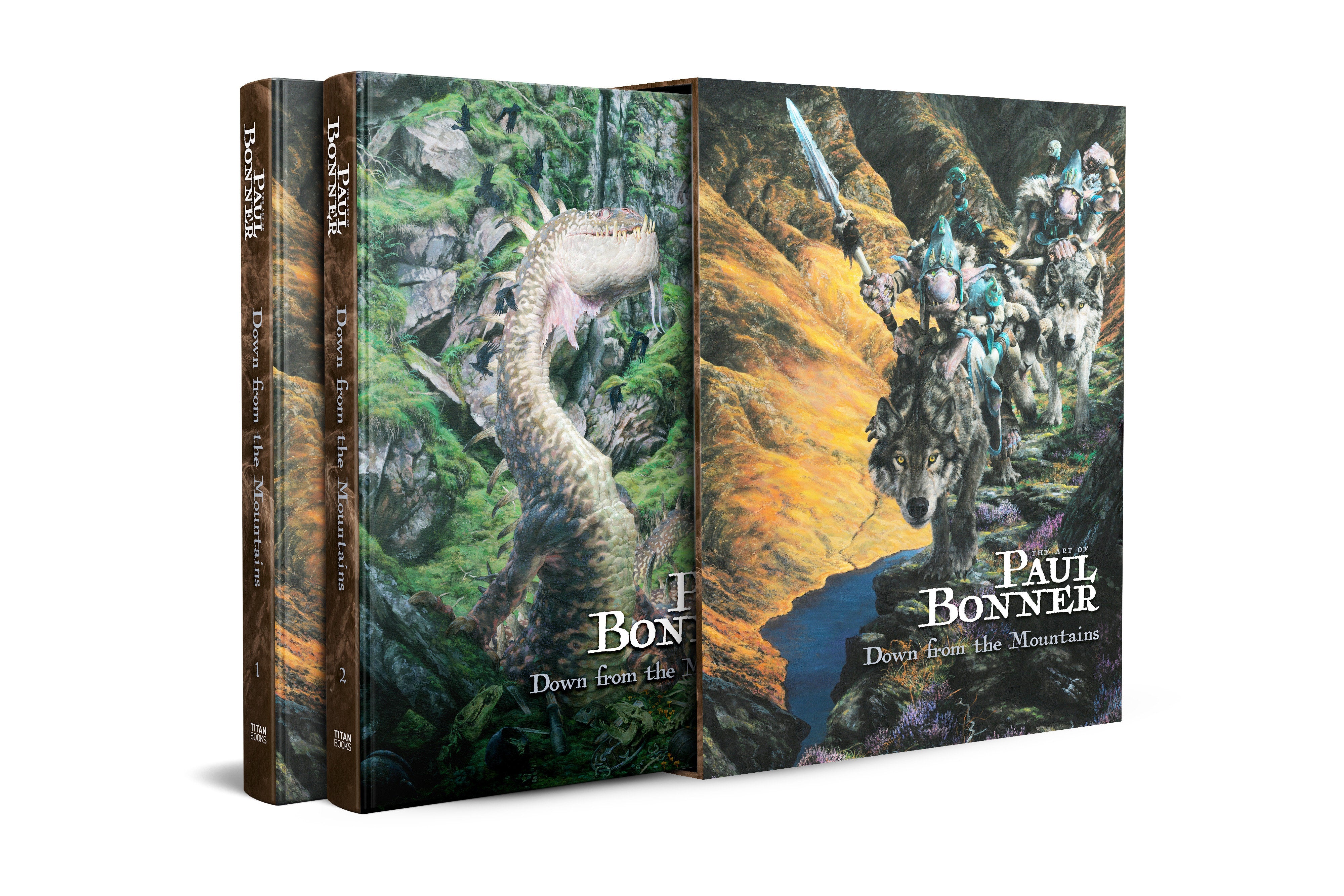 THE ART OF PAUL BONNER DOWN FROM THE MOUNTAINS HC