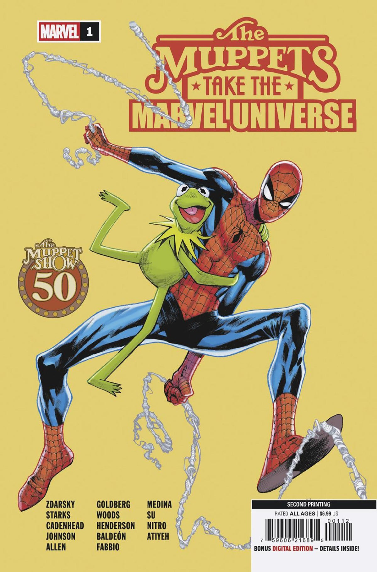 MUPPETS TAKE THE MARVEL UNIVERSE #1 HUMBERTO RAMOS 2ND PRINTING VAR CVR A