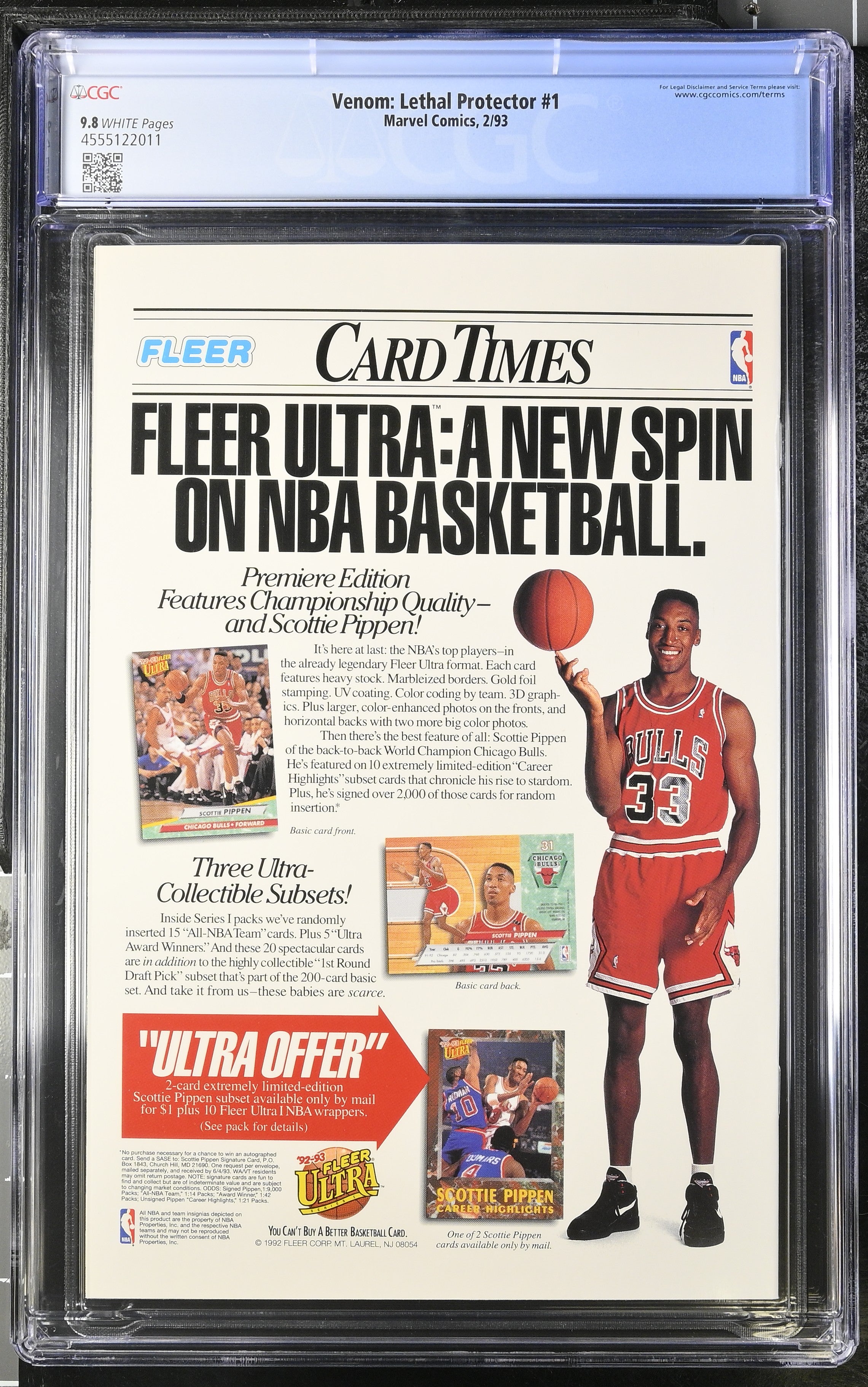 VENOM LETHAL PROTECTOR #1 CGC 9.8 NM/M