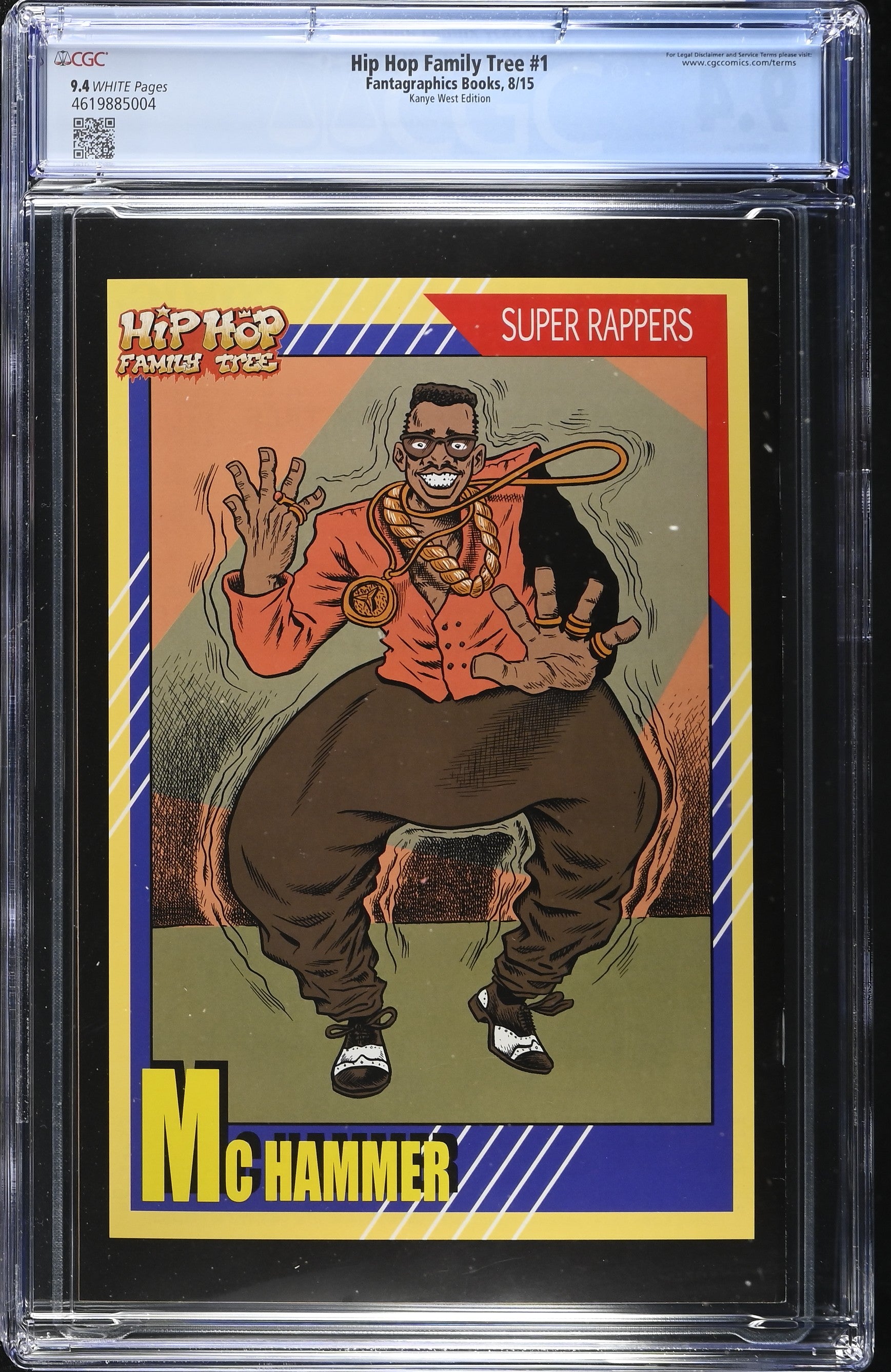 HIP HOP FAMILY TREE #1 CGC 9.4 NM KAYNE WEST VARIANT COVER