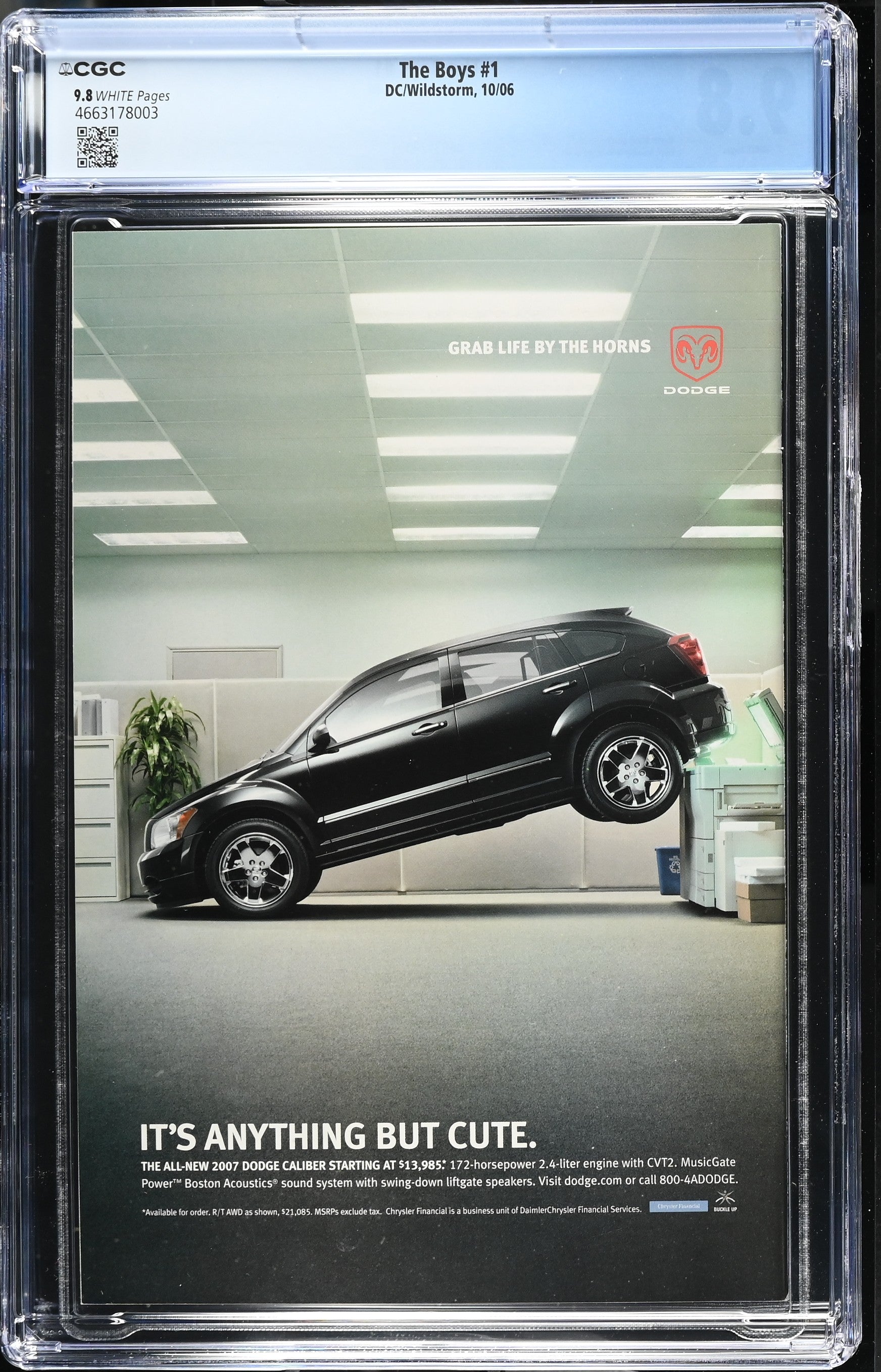 THE BOYS #1 CGC 9.8 NM/M DC/WILDSTORM