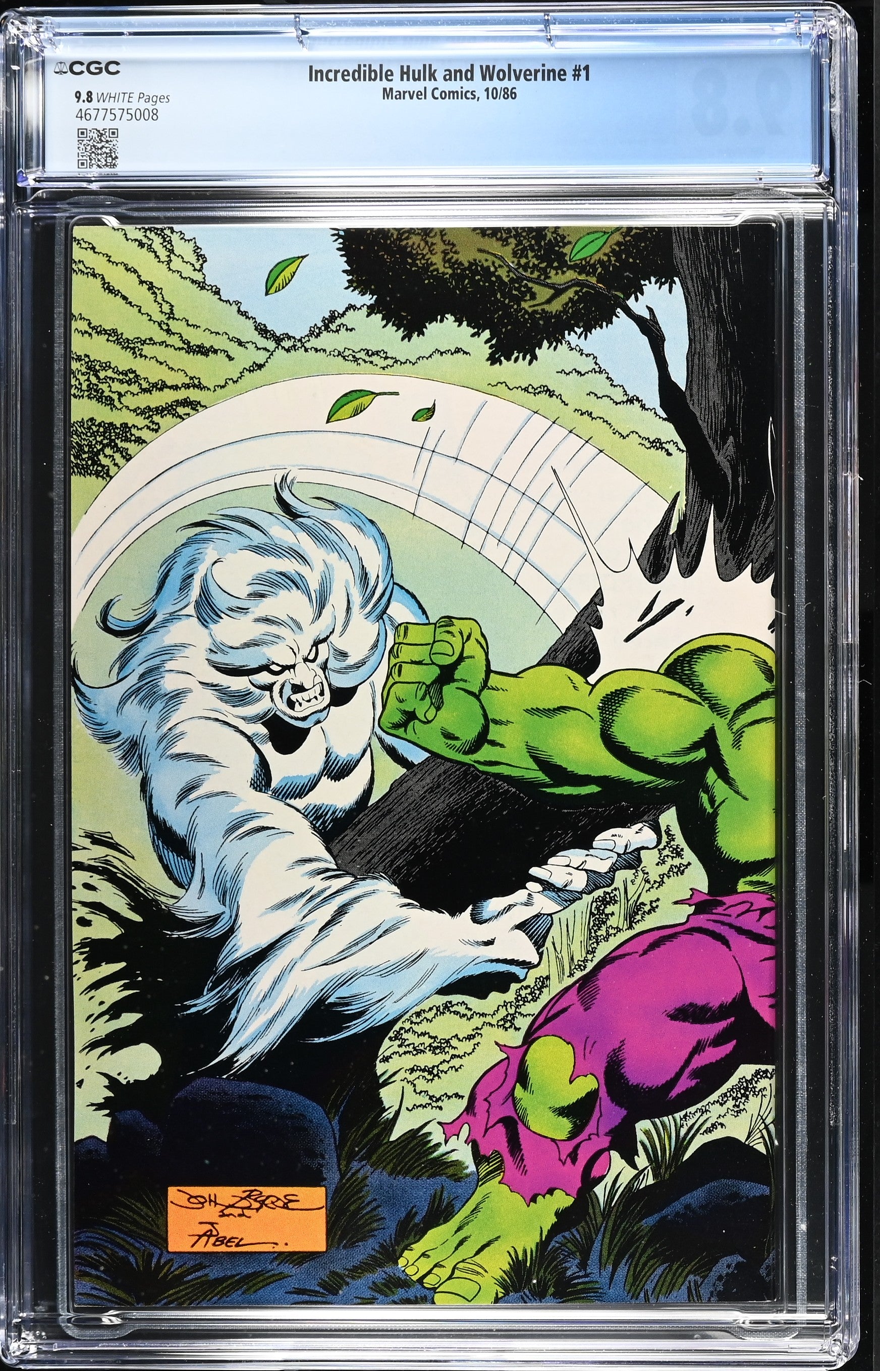 THE INCREDIBLE HULK AND WOLVERINE #1 1986 CGC 9.8 NM/M