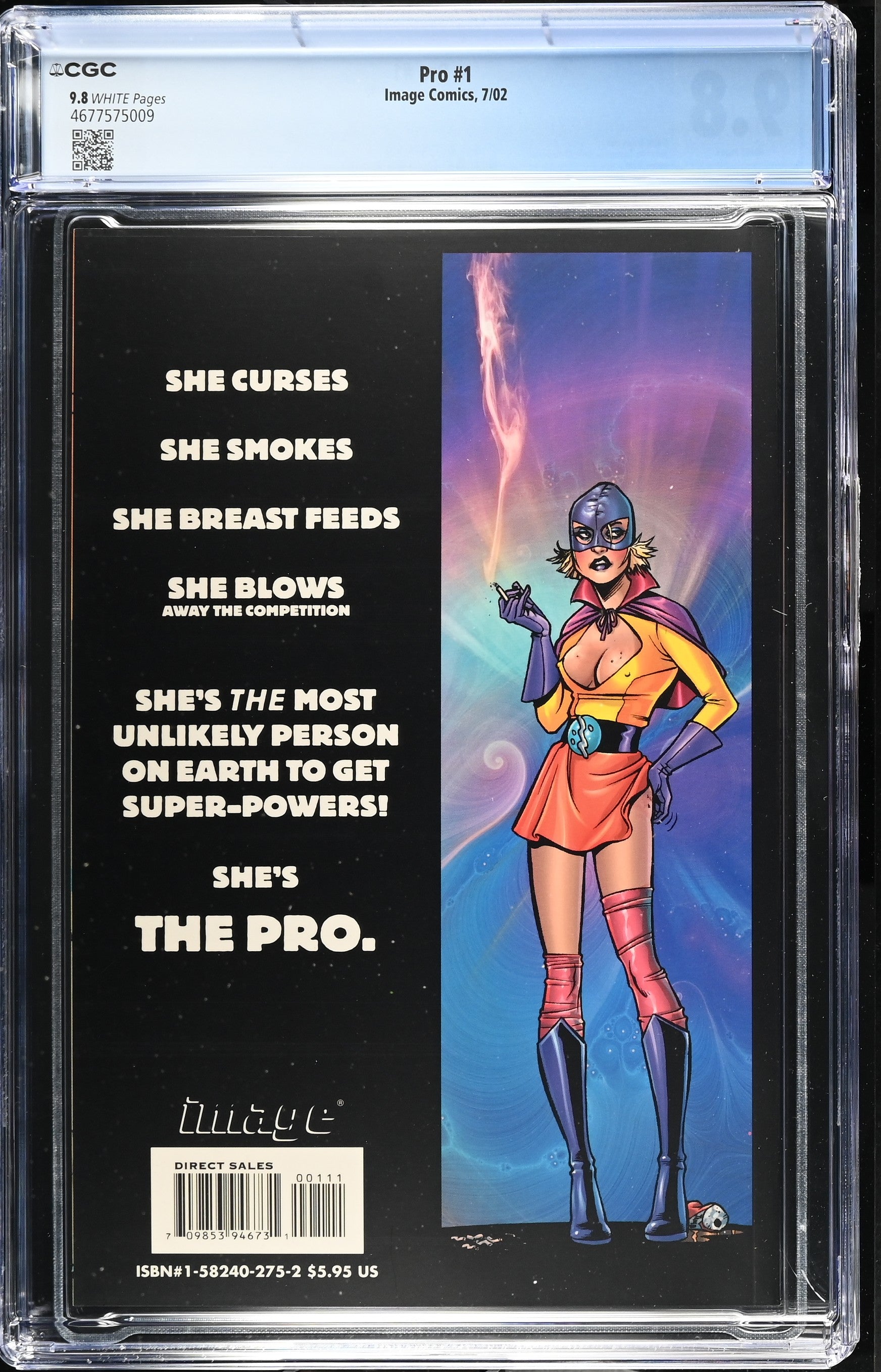 THE PRO #1 1ST PRINT CGC 9.8 NM/M GARTH ENNIS, AMANDA CONNER