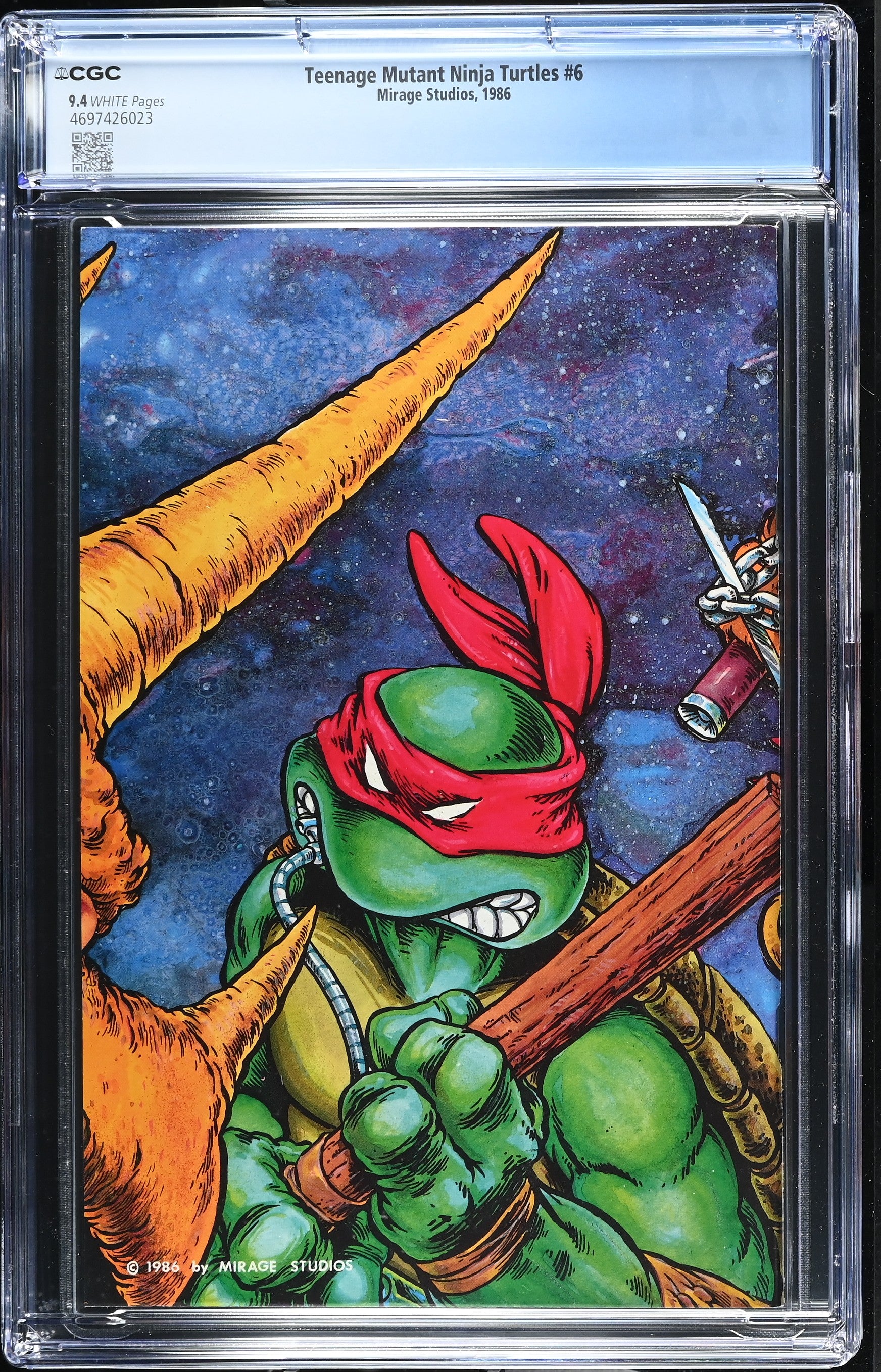 TEENAGE MUTANT NINJA TURTLES #6 CGC 9.4 NM MIRAGE STUDIOS
