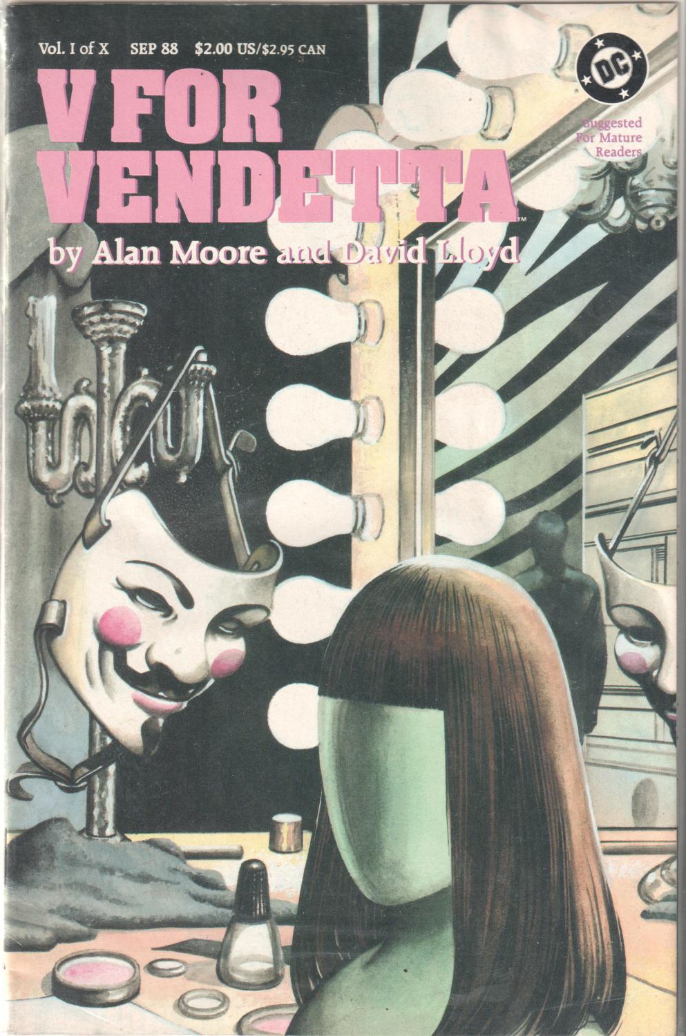 V FOR VENDETTA #1-10 DC 1988 COMPLETE SET