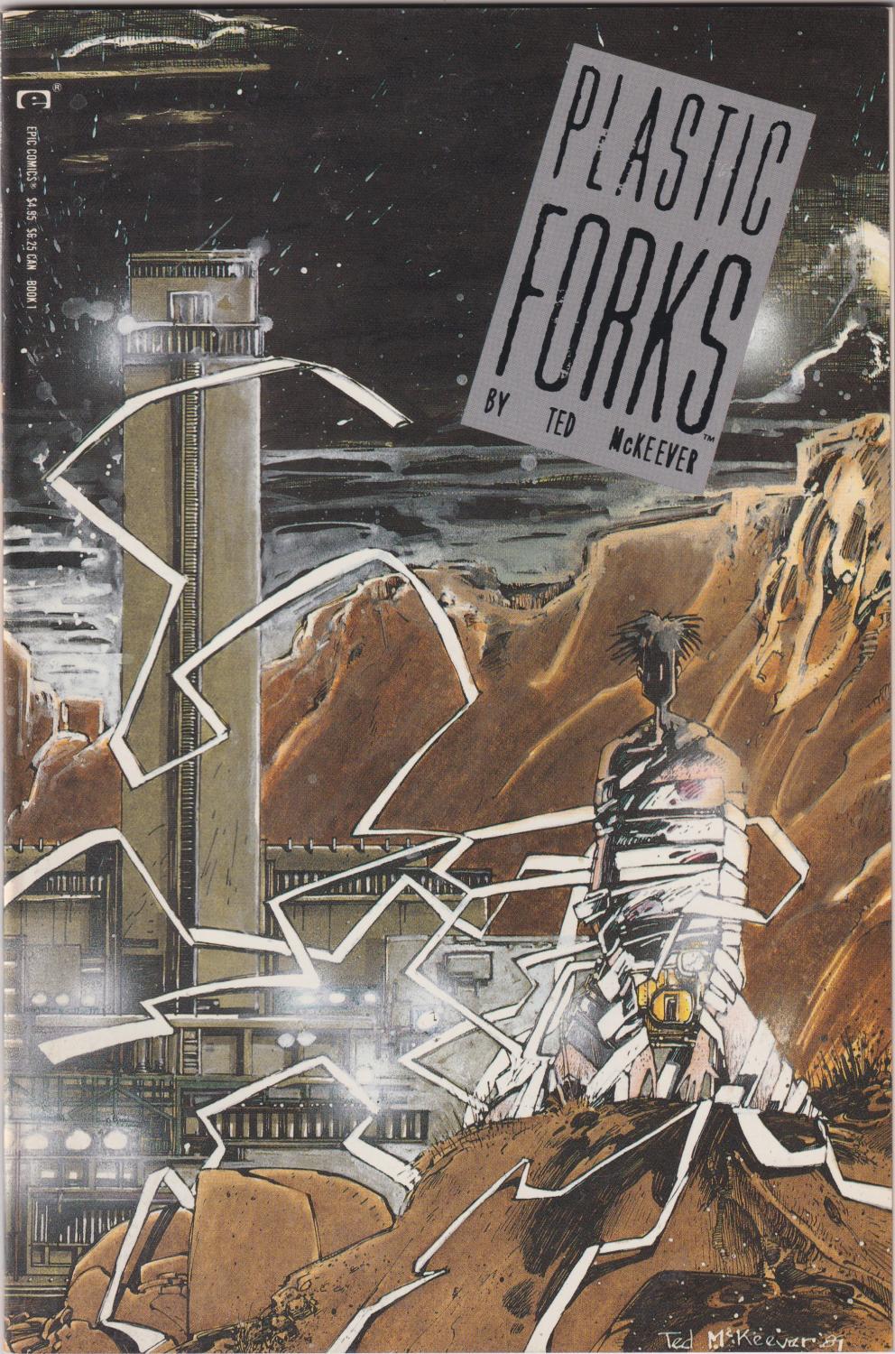 PLASTIC FORKS #1-5 EPIC 1990 COMPLETE SET