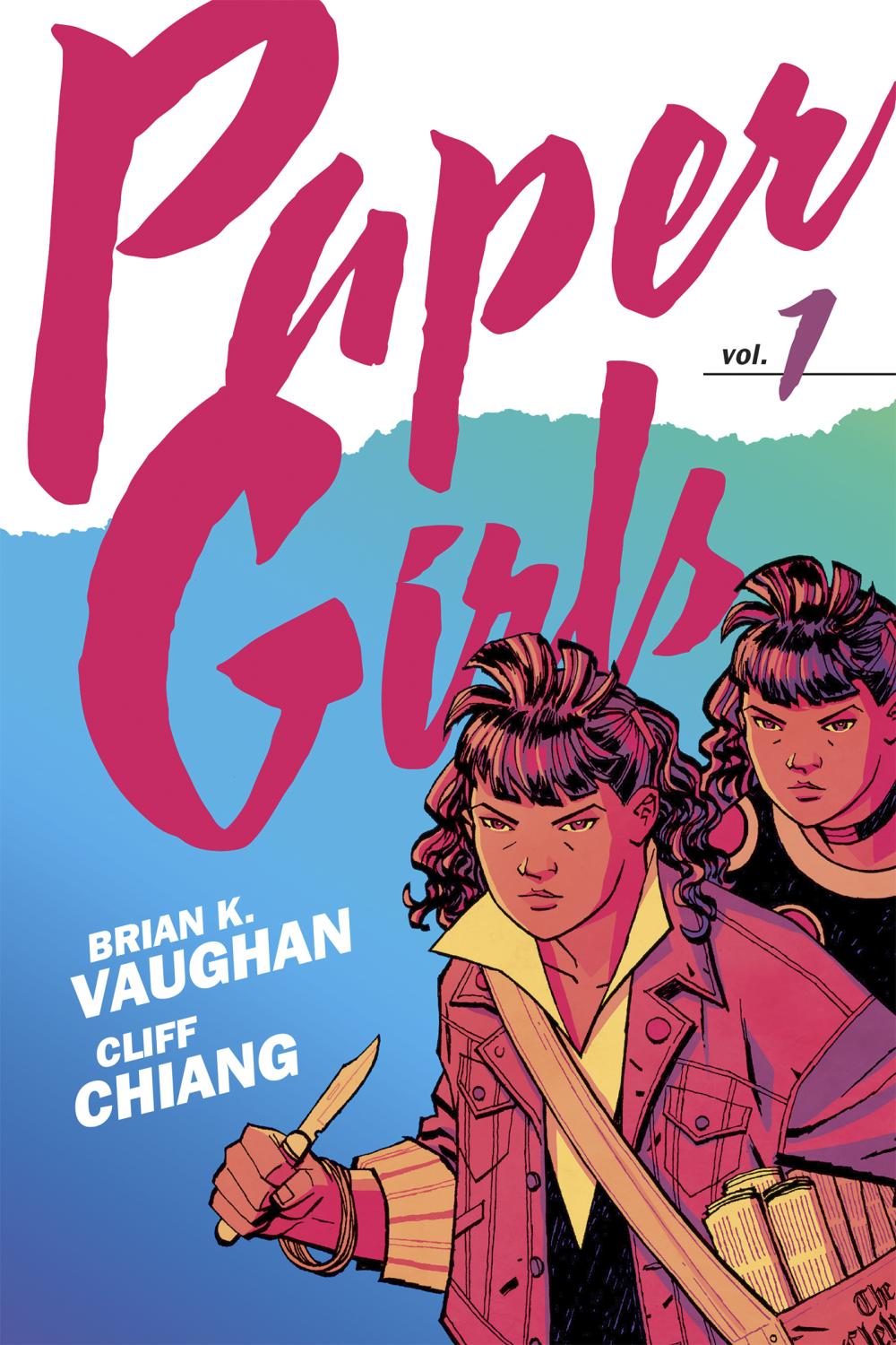PAPER GIRLS BACKPACK EDITION TP VOL 01 DIRECT MARKET EXCLUSIVE CLIFF CHIANG CVR