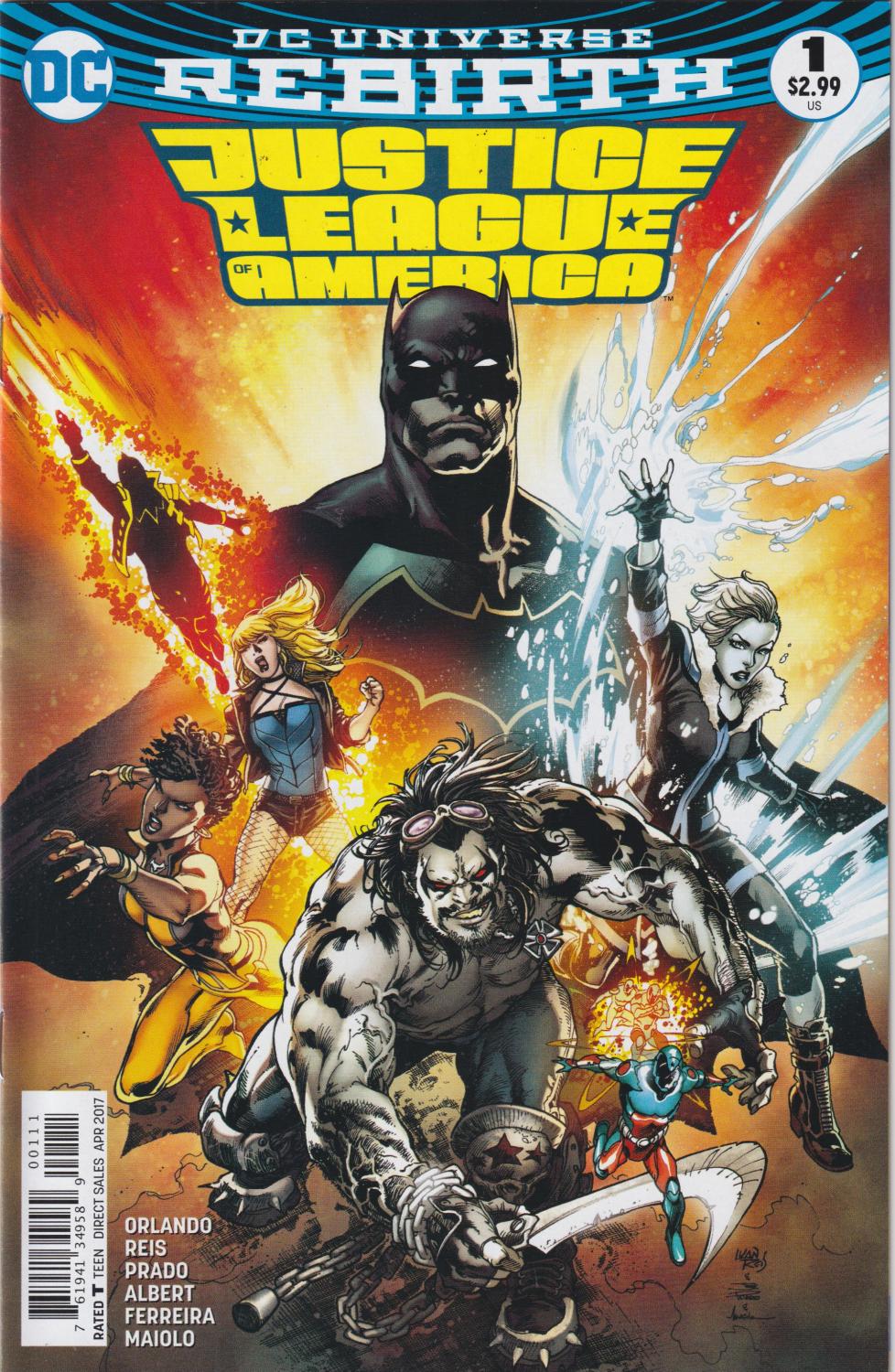 JUSTICE LEAGUE OF AMERICA 2017 #1-29 PLUS ANNUAL, JLA REBIRTH ONE SHOTS SET