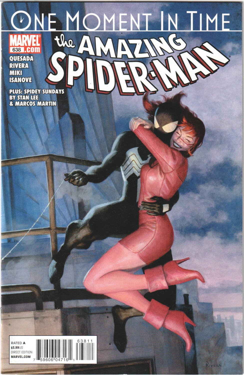 ONE MOMENT IN TIME AMAZING SPIDER-MAN #638-641 COMPLETE SET