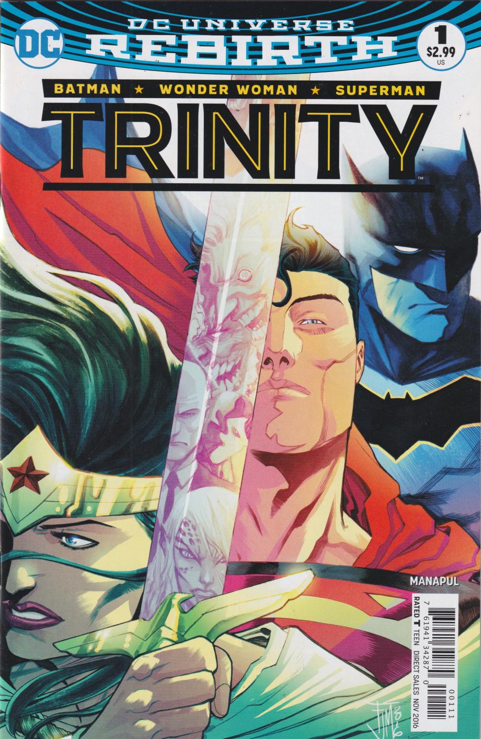 TRINITY #1-22 + ANNUAL COMPLETE SET DC REBIRTH
