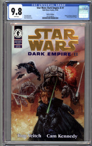 STAR WARS DARK EMPIRE II #1 (1994 Dark Horse) CGC 9.8 NM/M GOLD FOIL EDITION