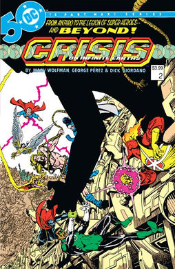 CRISIS ON INFINITE EARTHS #2 (OF 12) FACSIMILE EDITION CVR A GEORGE PEREZ cover