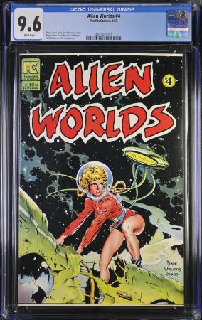 ALIEN WORLDS #4 CGC 9 .6 NM+ CLASSIC DAVE STEVENS COVER