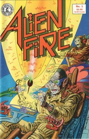 ALIEN FIRE #1-3 KSP 1987 COMPLETE SET