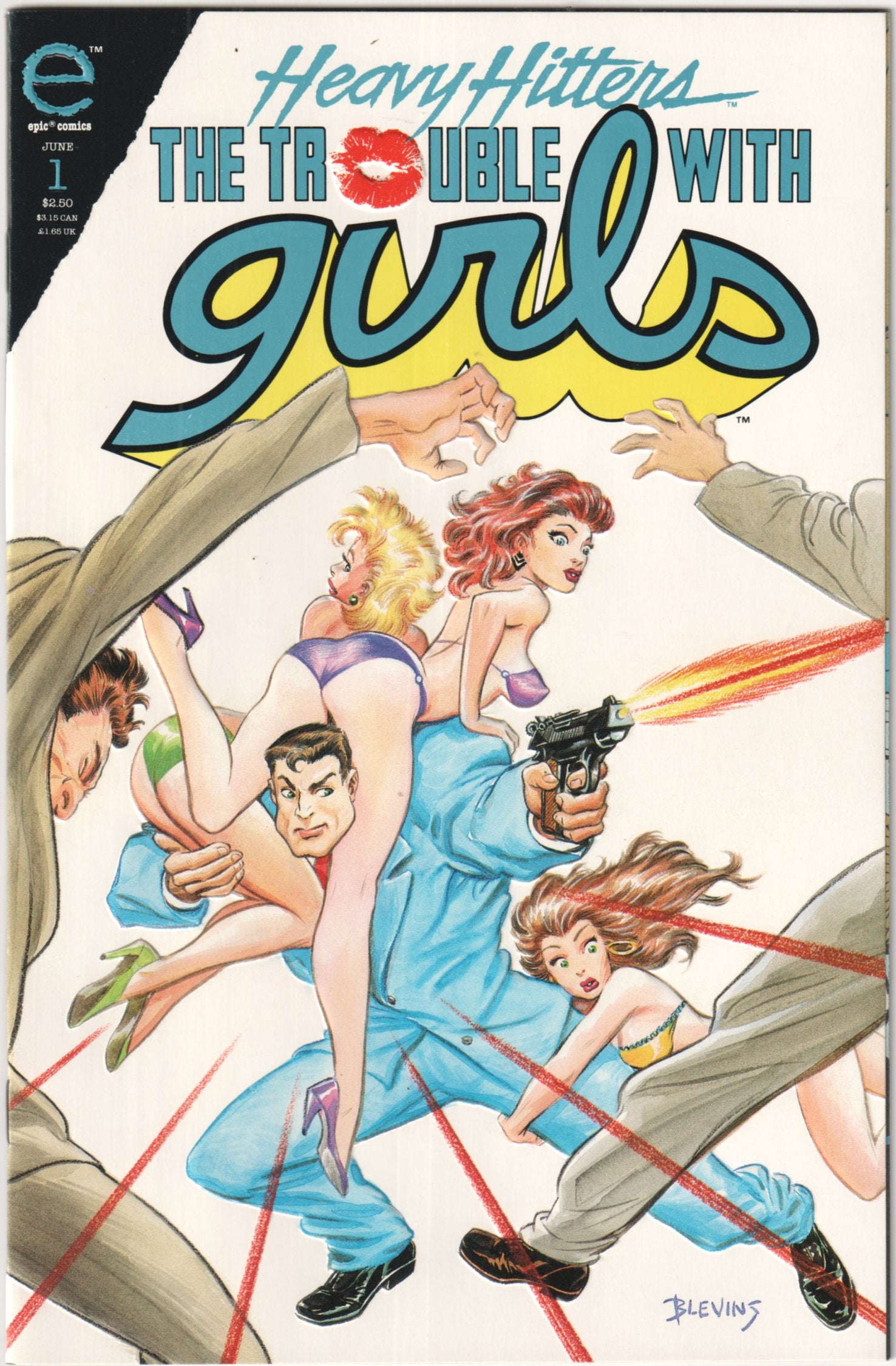 TROUBLE WITH GIRLS NIGHT O/T LIZARD #1-4 MARVEL 1993 COMPLETE SET