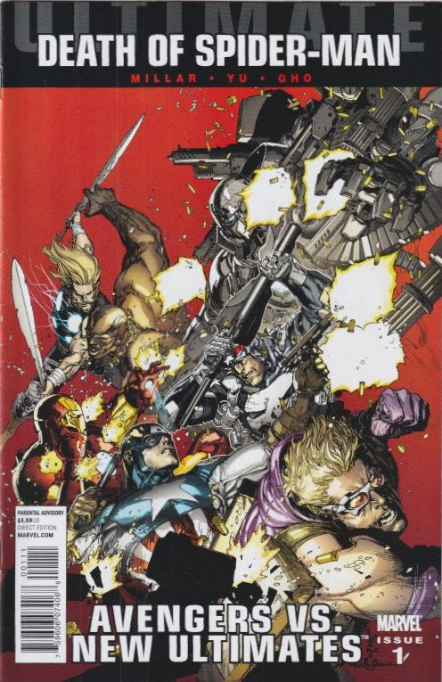 ULTIMATE DEATH OF SPIDER-MAN AVENGERS VS NEW ULTIMATES 1-6 COMPLETE SET