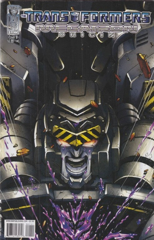 TRANSFORMERS ORIGIN MEGATRON #1-4 IDW 2007 COMPLETE SET