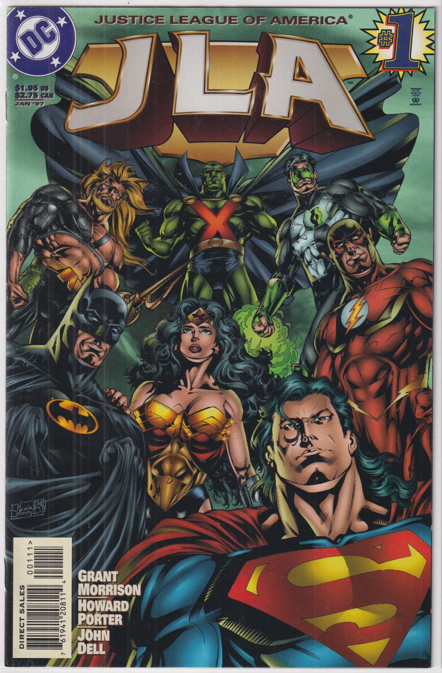 JLA BY GRANT MORRISON 1997 SERIES, #1-41 COMPLETE SET