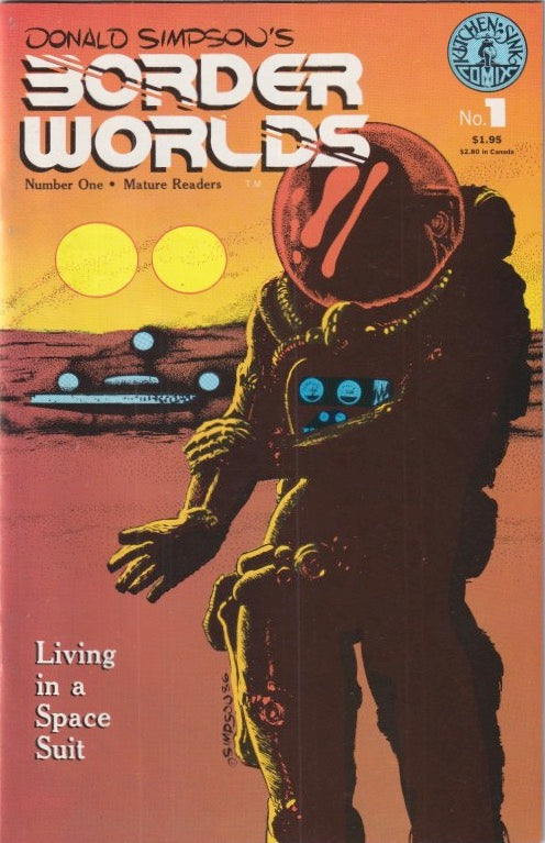 BORDER WORLDS #1-7 KSP 1990 COMPLETE SET