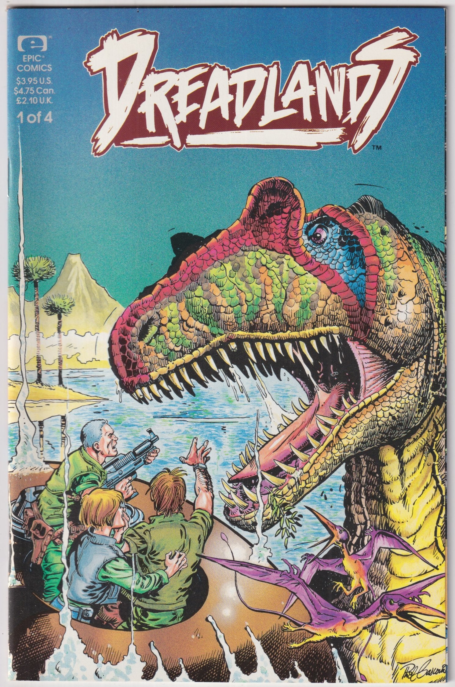 DREADLANDS 1992 MARVEL/EPIC 1-4 COMPLETE SET