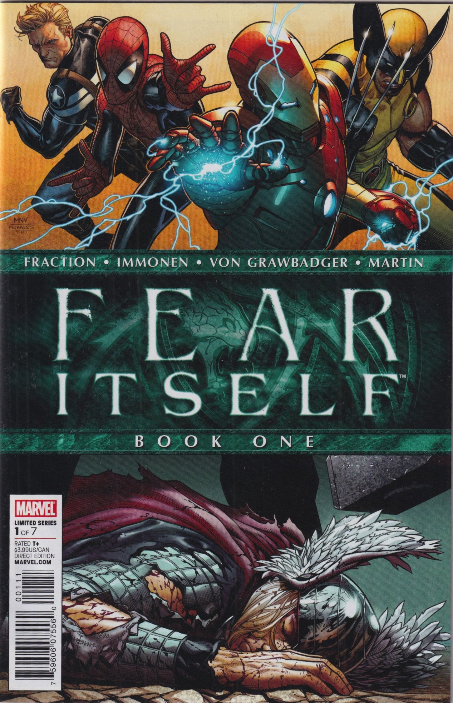 FEAR ITSELF #1-7 COMPLETE SET