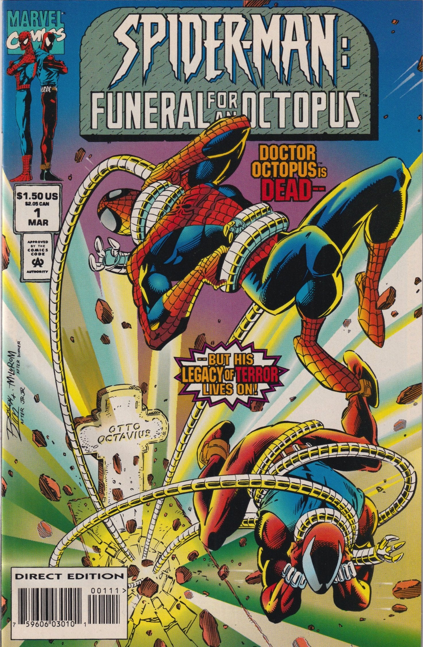 SPIDER-MAN FUNERAL FOR AN OCTOPUS 1-3 COMPLETE SET