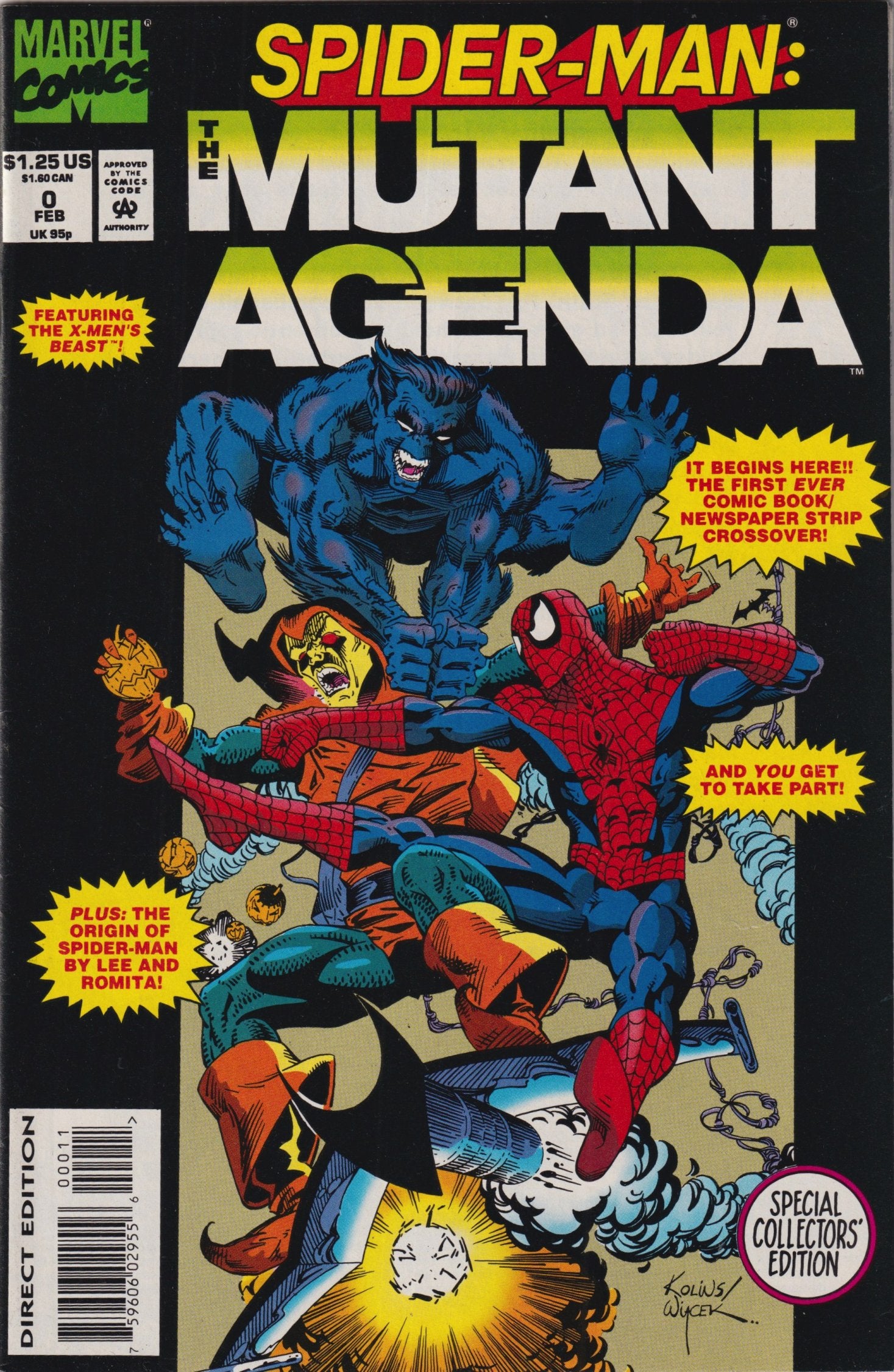 SPIDER-MAN THE MUTANT AGENDA 0-3 COMPLETE SET
