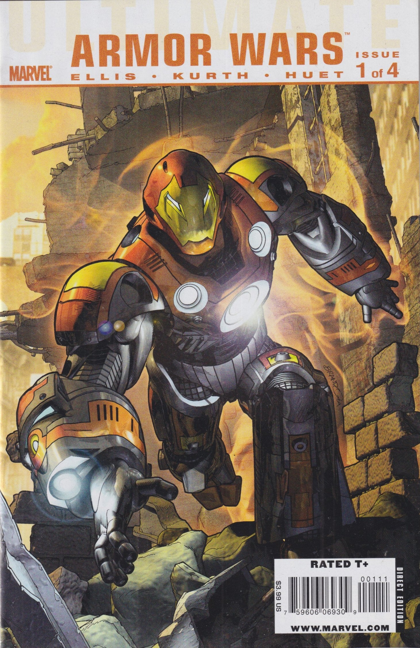 ULTIMATE COMICS ARMOR WARS #1-4 COMPLETE SET