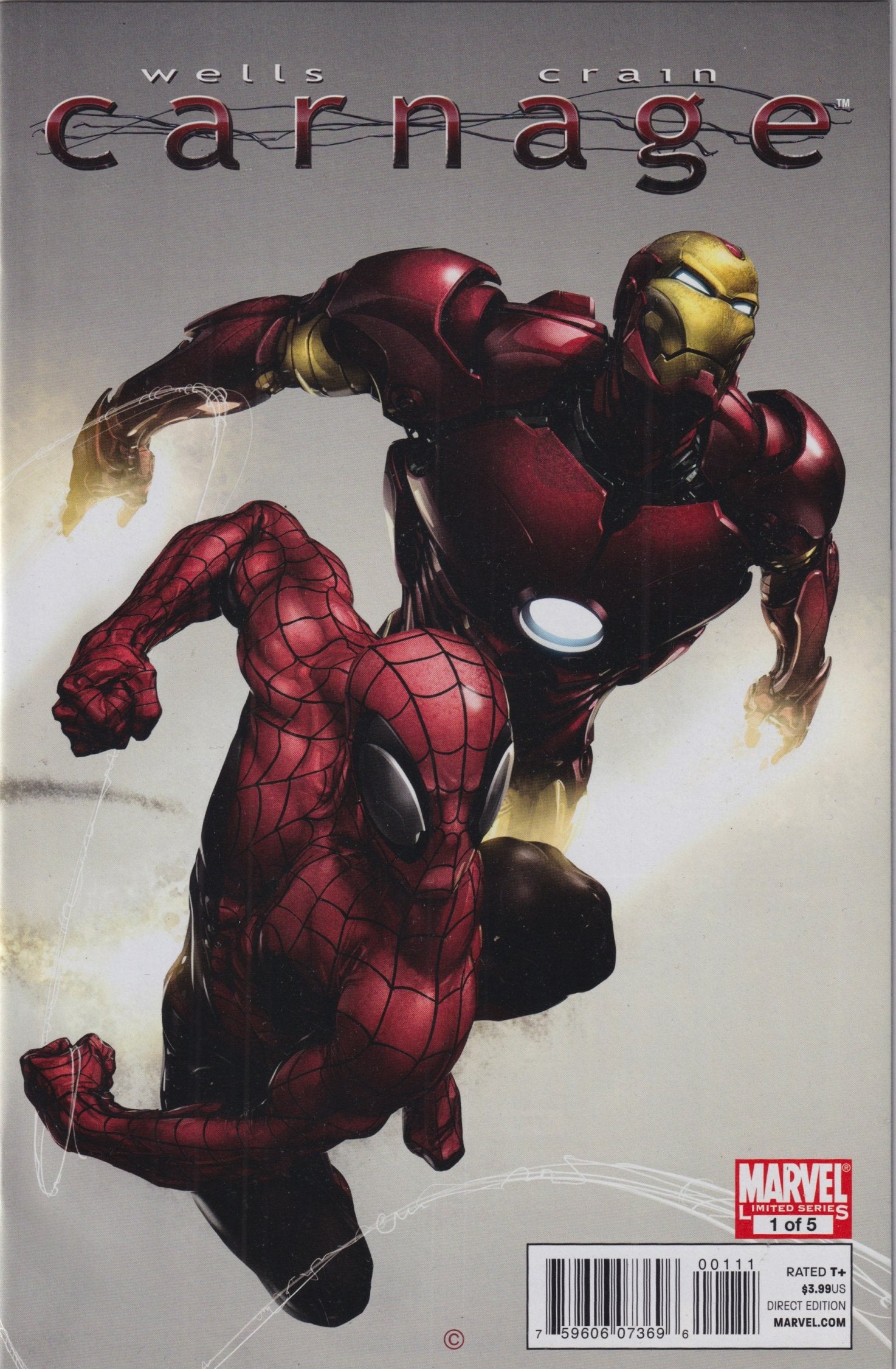CARNAGE #1-5 MARVEL 2010 COMPLETE SET